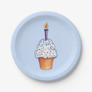 Cup Cake Paper Plates