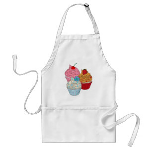 Cup Cakes Adult Apron