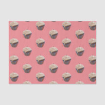 Cup cakesTissue Paper - 15 gsm (10lb), White