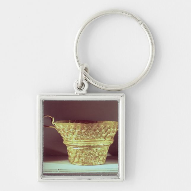 Cup found in a tholos tomb at Peristeria Keychain (Front)