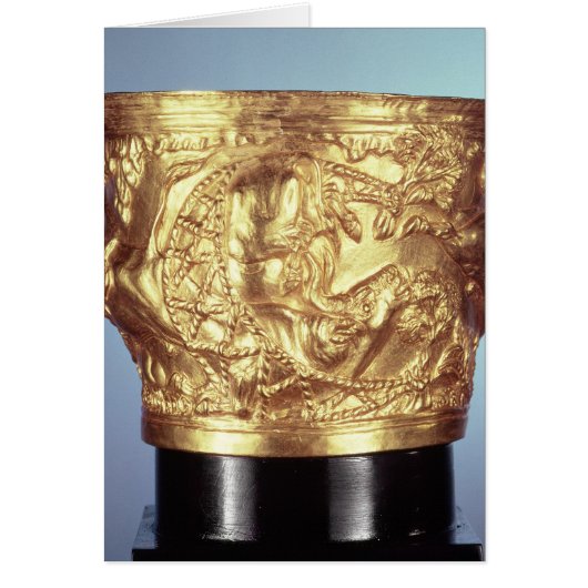 Cup, found in the royal tomb of Vaphio Cards (Front)