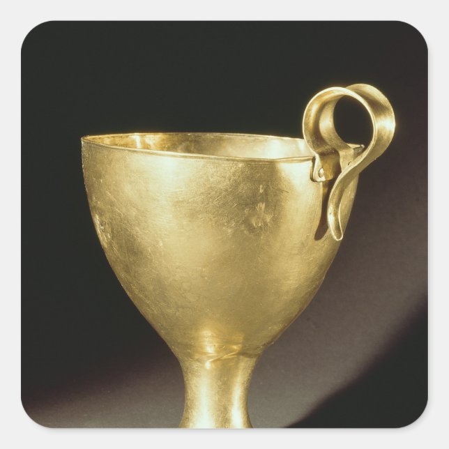 Cup from Shaft Grave IV, Mycenae Square Sticker (Front)