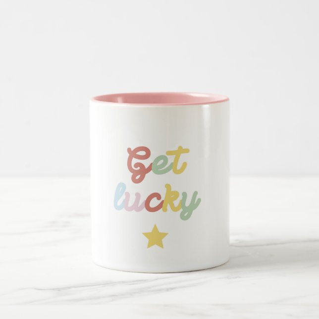 cup Get lucky with star (Center)