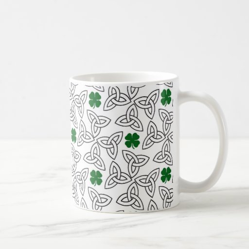 Cup-Irish Shamrock Celtic Coffee Mug | Zazzle