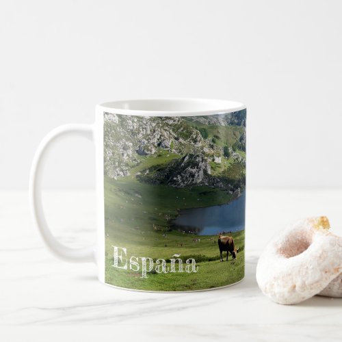 cup Lagos de Covadonga in Asturias Spain