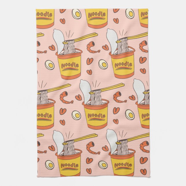 Cup Noodle Kitchen Towel (Vertical)