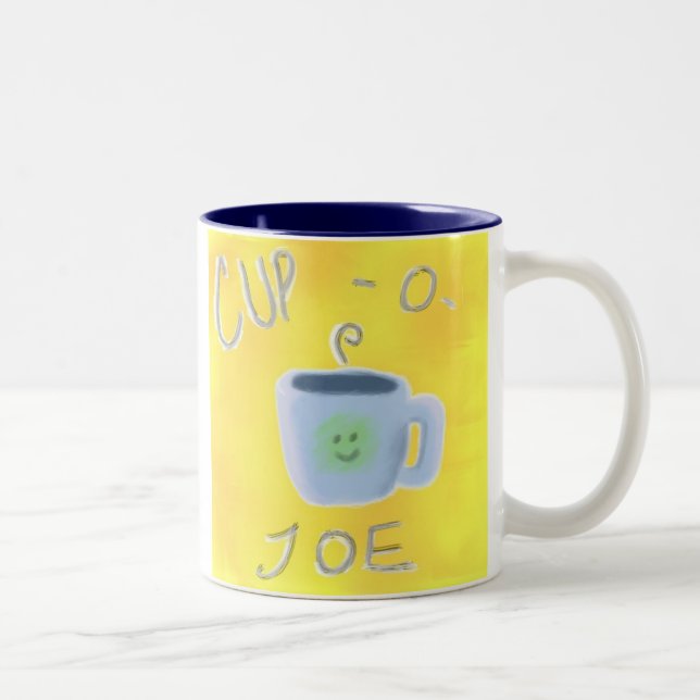 Cup-O-Joe Two-Tone Coffee Mug (Right)