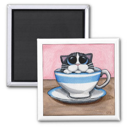 Cup O Kitty Magnet