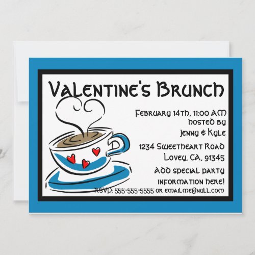 Cup o Love Valentine Invitation