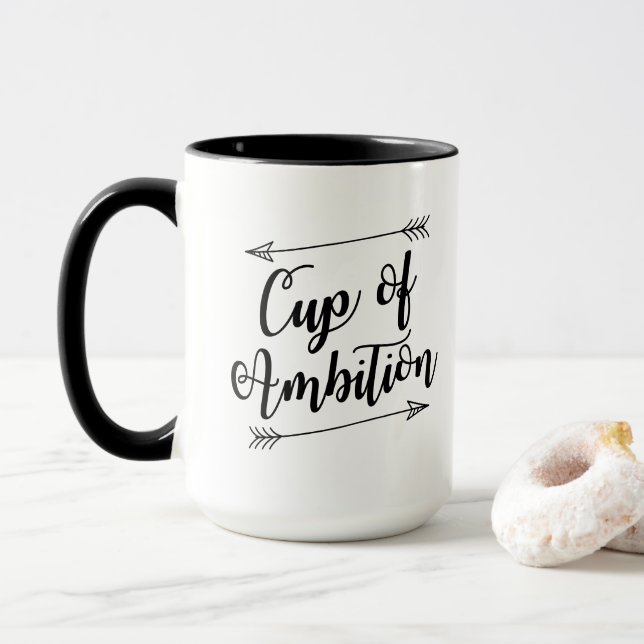 Cup of Ambition Coffee Mug (With Donut)