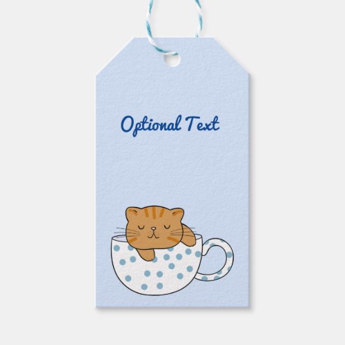 Cup of Cat_feine Kawaii Style  Gift Tags