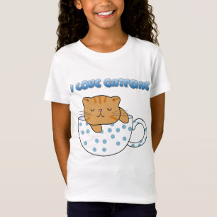Cup of Cat-feine Kawaii Style T-Shirt