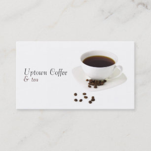 Cup of Coffee and Tea Business Card
