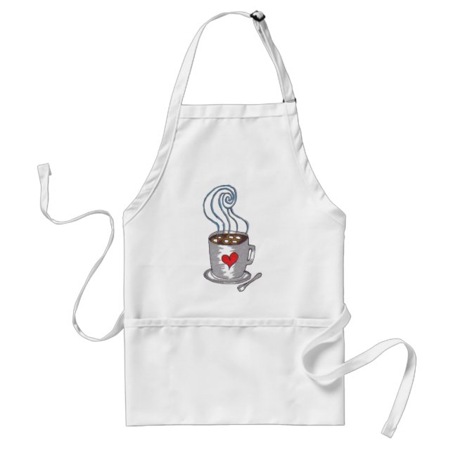 Cup Of Coffee Apron (Front)