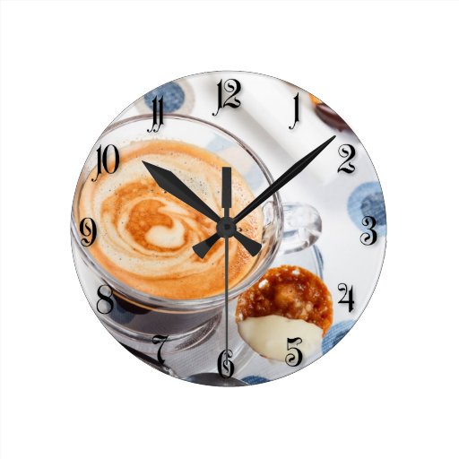 Coffee Cup Design Clocks, Coffee Cup Design Wall Clock Designs