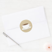 Cup Of Coffee Envelope Seal Sticker (Envelope)