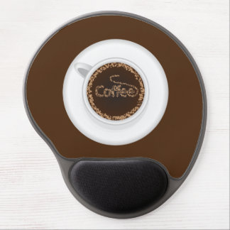 Cup of coffee gel mouse pad