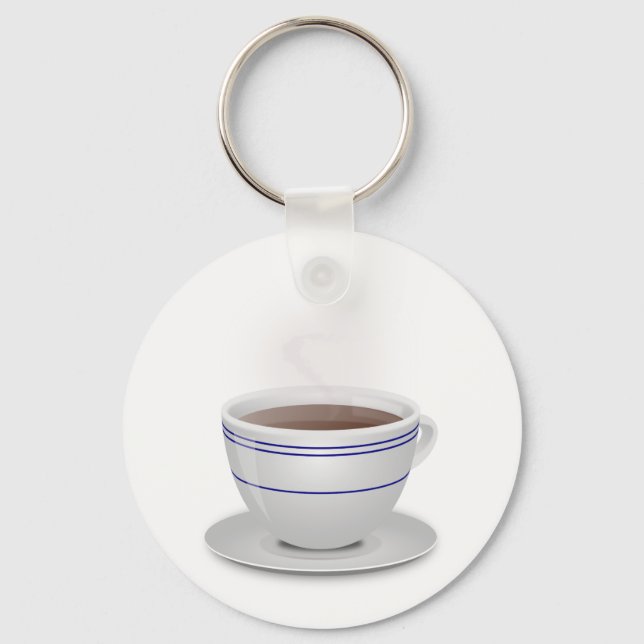 Cup of Coffee Keychain (Front)