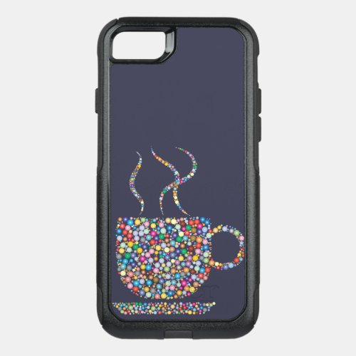 Cup of coffee OtterBox commuter iPhone SE87 case
