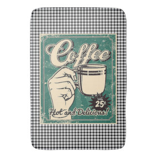 Cup of Coffee Retro Bath Mat