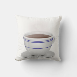 Cup of Coffee Throw Pillow