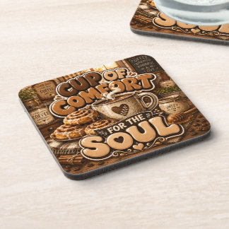 Cup of Comfort for the Soul Beverage Coaster