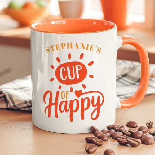 Cup Of Happy Personalized Sunshine Mug