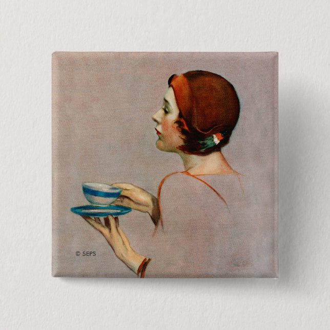 Cup of Java Button (Front)