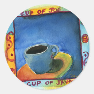 Cup of Java Cup of Joe Classic Round Sticker