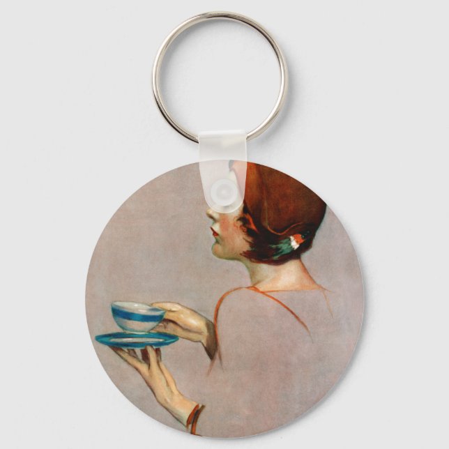Cup of Java Keychain (Front)