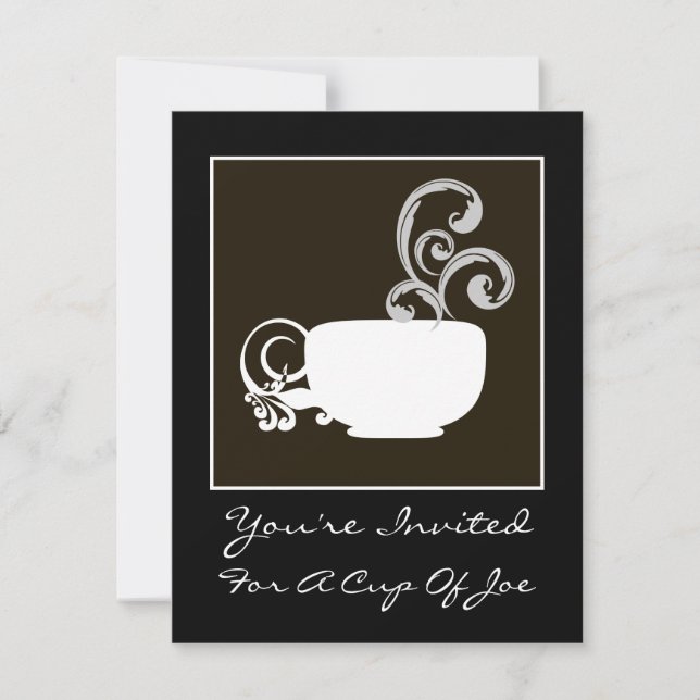 Cup Of Joe Invitation (Front)
