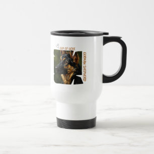 Cup of Love Dog Lover 15 oz Travelers Mug
