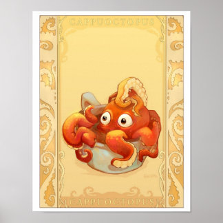 Cup of Octopus Poster