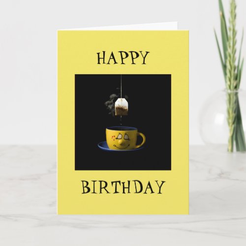 Cup of Tea Birthday Card