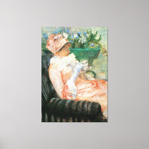Cup of Tea by Mary Cassatt, Vintage Impressionism Canvas Print