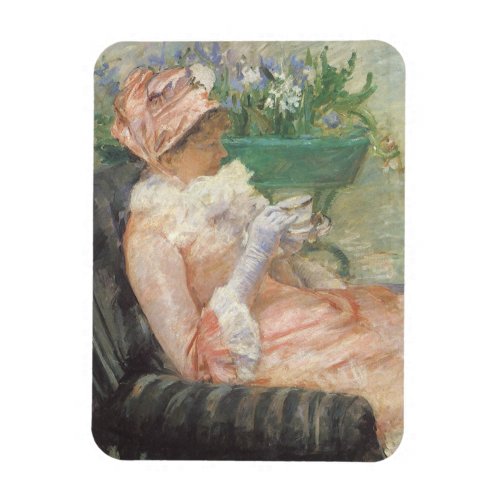 Cup of Tea by Mary Cassatt Vintage Impressionism Magnet