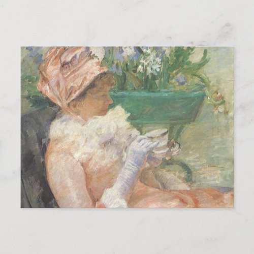 Cup of Tea by Mary Cassatt Vintage Impressionism Postcard