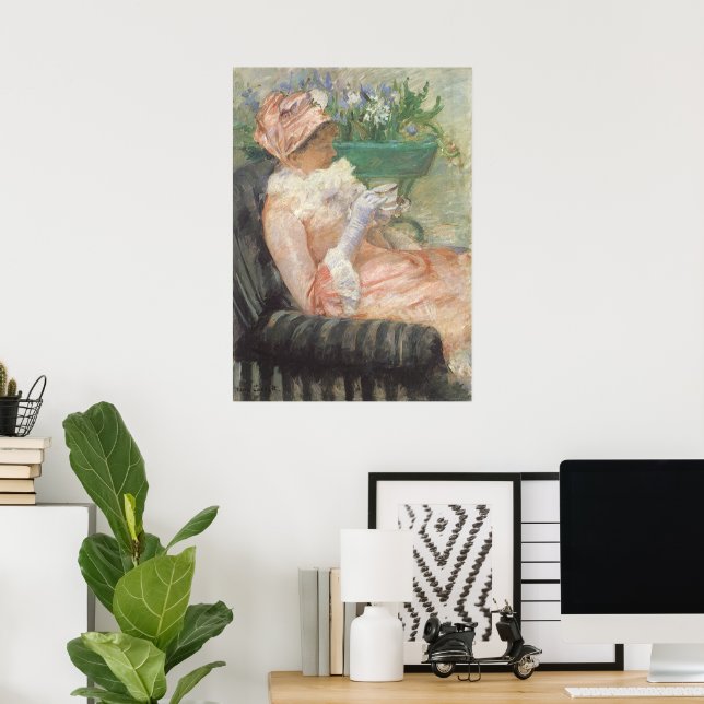 Cup of Tea by Mary Cassatt, Vintage Impressionism Poster (Home Office)