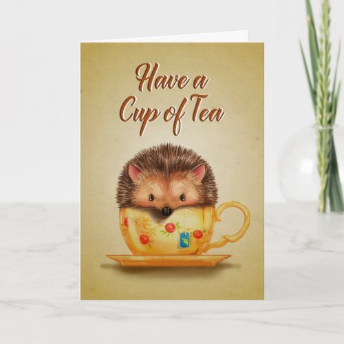 Cup Of Tea Greeting Card