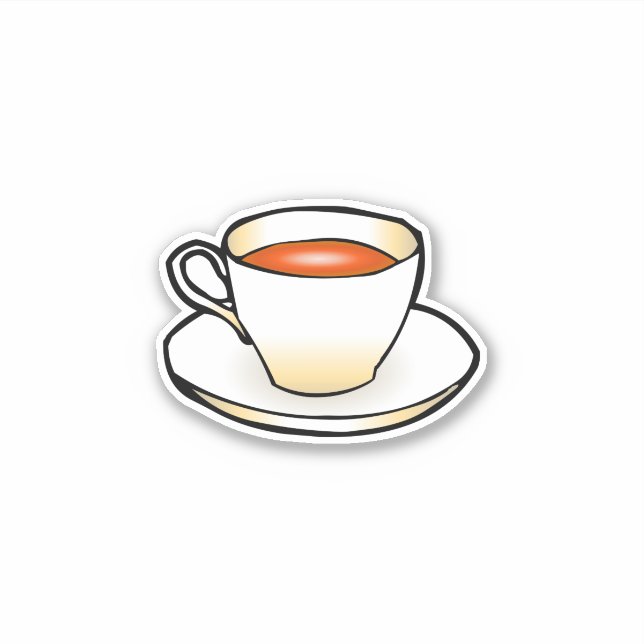 Cup of tea sticker (Front)