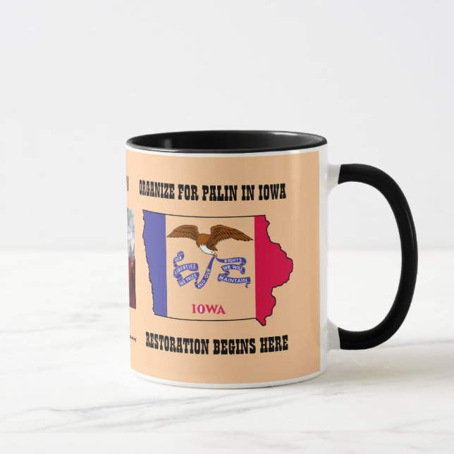 Cup Organize For Palin In Iowa (Right)