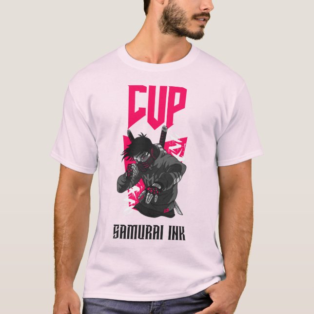 Cup Samurai Ink II T-Shirt (Front)