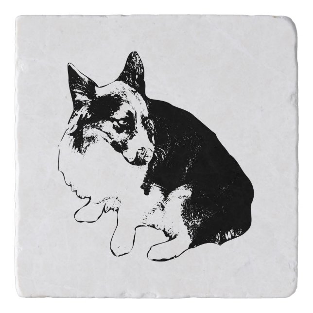 Cup Stand, Foxy Friend Trivet (Front)