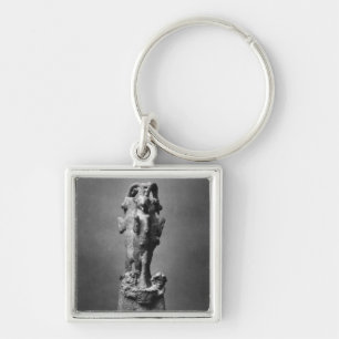 Cup stand made up of three ibexes keychain