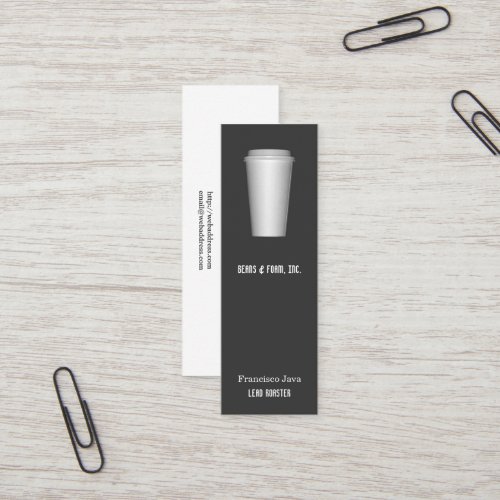 Cup To Go Coffee Business Card Template