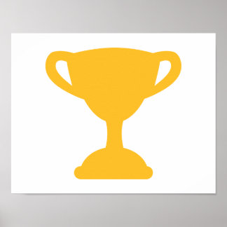 Cup trophy champion poster