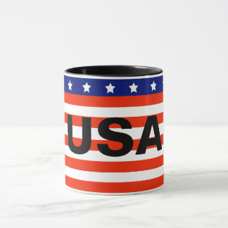 Cup with American flag