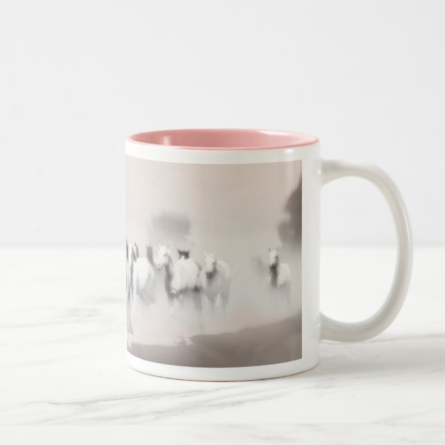 cup with Arabic horses (Right)
