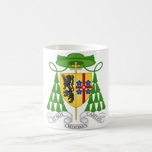 cup with coat of arms of Archbishop Marciel Lefebv