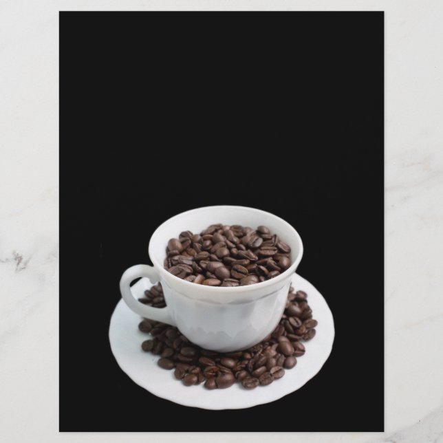Cup with coffee beans flyer (Front)